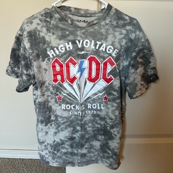 Tops | Acdc Tie Dye Tee | Poshmark